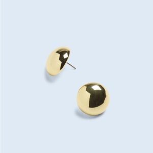 Madewell button stud earring NWT